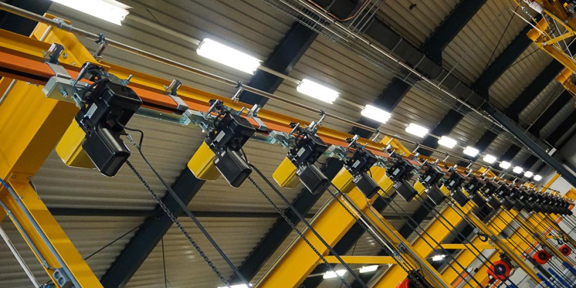 Kettingtakel, elektrische kettingtakel, GIS, gis takel, GP250, GP500, GP1000, teleflex, GIS takel